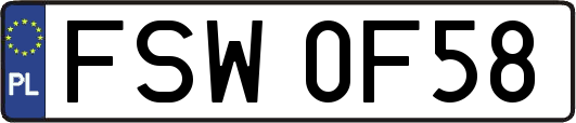 FSW0F58