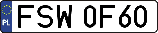 FSW0F60