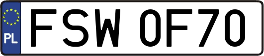 FSW0F70