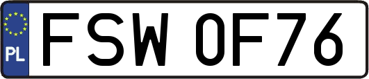 FSW0F76