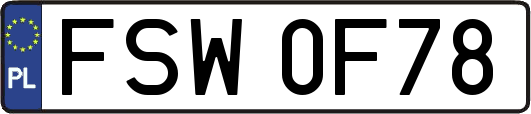 FSW0F78