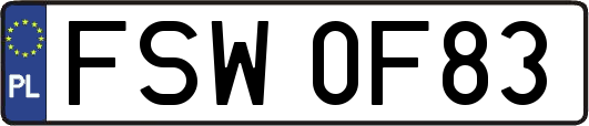FSW0F83