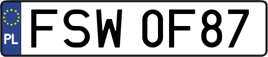 FSW0F87