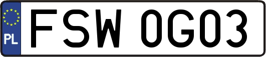 FSW0G03