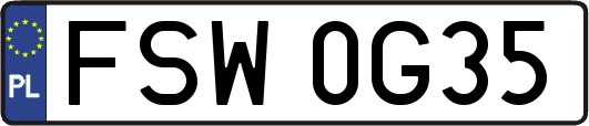 FSW0G35