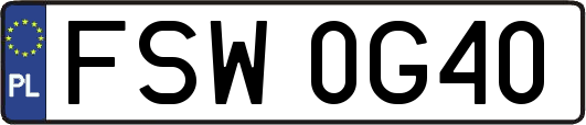 FSW0G40