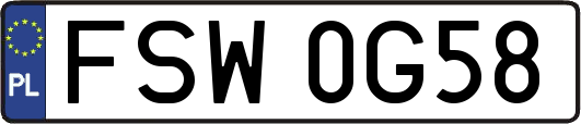 FSW0G58