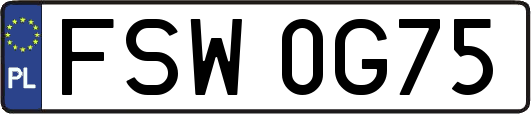 FSW0G75