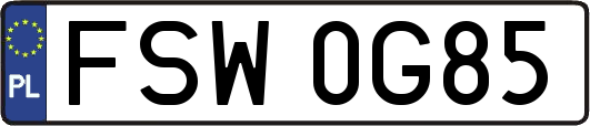 FSW0G85
