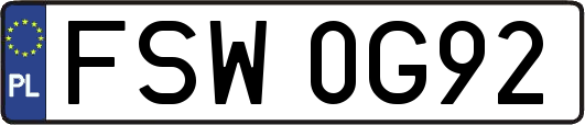 FSW0G92
