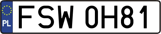 FSW0H81