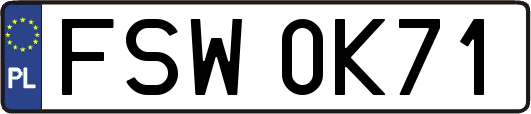 FSW0K71