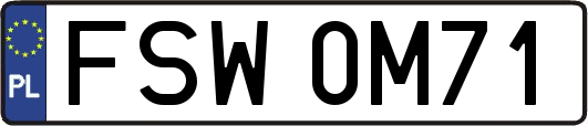FSW0M71