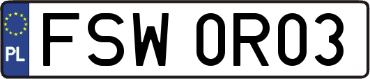 FSW0R03