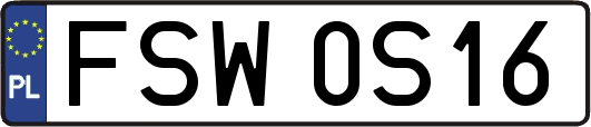 FSW0S16