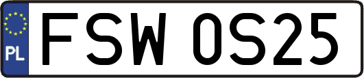 FSW0S25