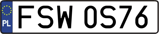 FSW0S76
