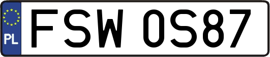 FSW0S87