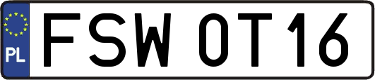FSW0T16