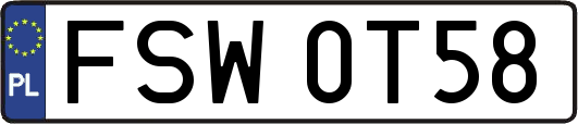 FSW0T58