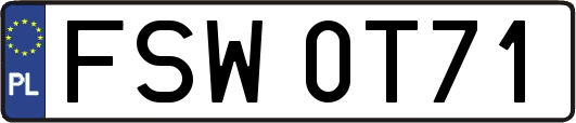 FSW0T71