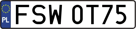 FSW0T75