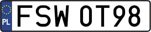 FSW0T98
