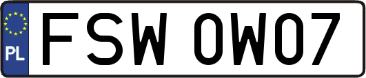 FSW0W07