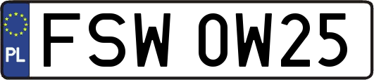 FSW0W25