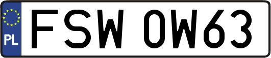 FSW0W63
