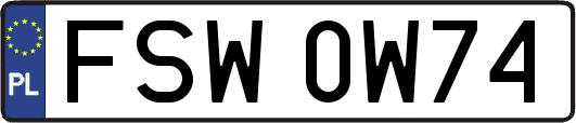FSW0W74