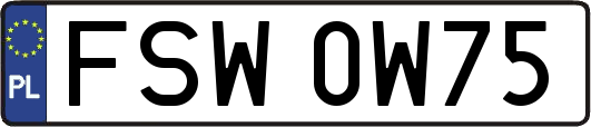 FSW0W75