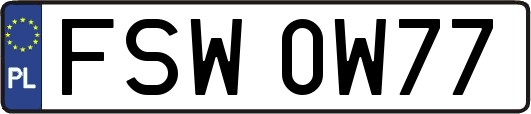 FSW0W77