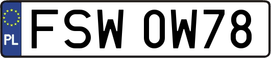 FSW0W78