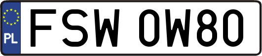FSW0W80