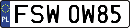 FSW0W85