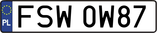 FSW0W87