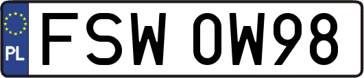 FSW0W98