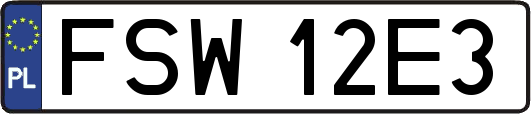 FSW12E3