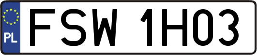 FSW1H03
