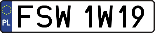 FSW1W19