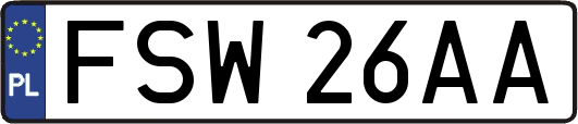 FSW26AA