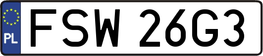 FSW26G3