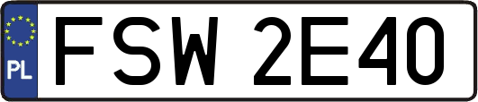 FSW2E40
