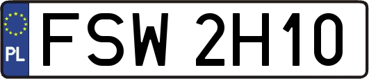 FSW2H10