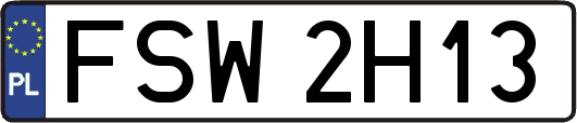 FSW2H13