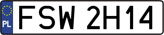 FSW2H14