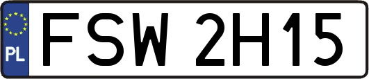 FSW2H15