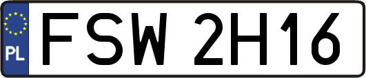 FSW2H16