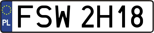 FSW2H18